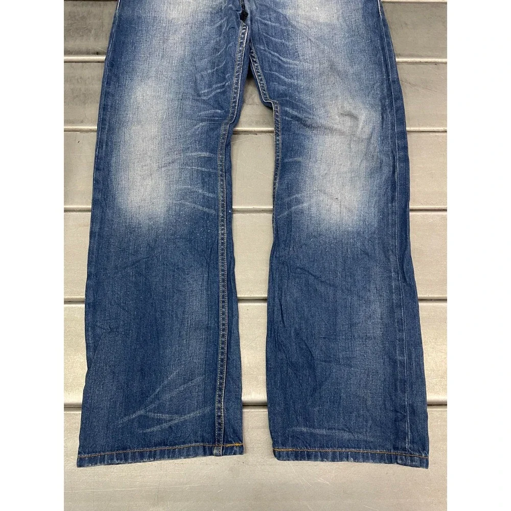 Levi's Men's Straight Jeans - Blue - Picture 5 of 16